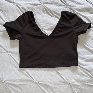 VICI - Black off the shoulder crop top